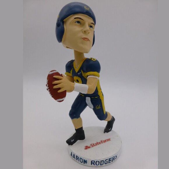 2013 Aaron Rodgers UC Berkeley Bobblehead with No Face Mask! - Picture 2 of 14